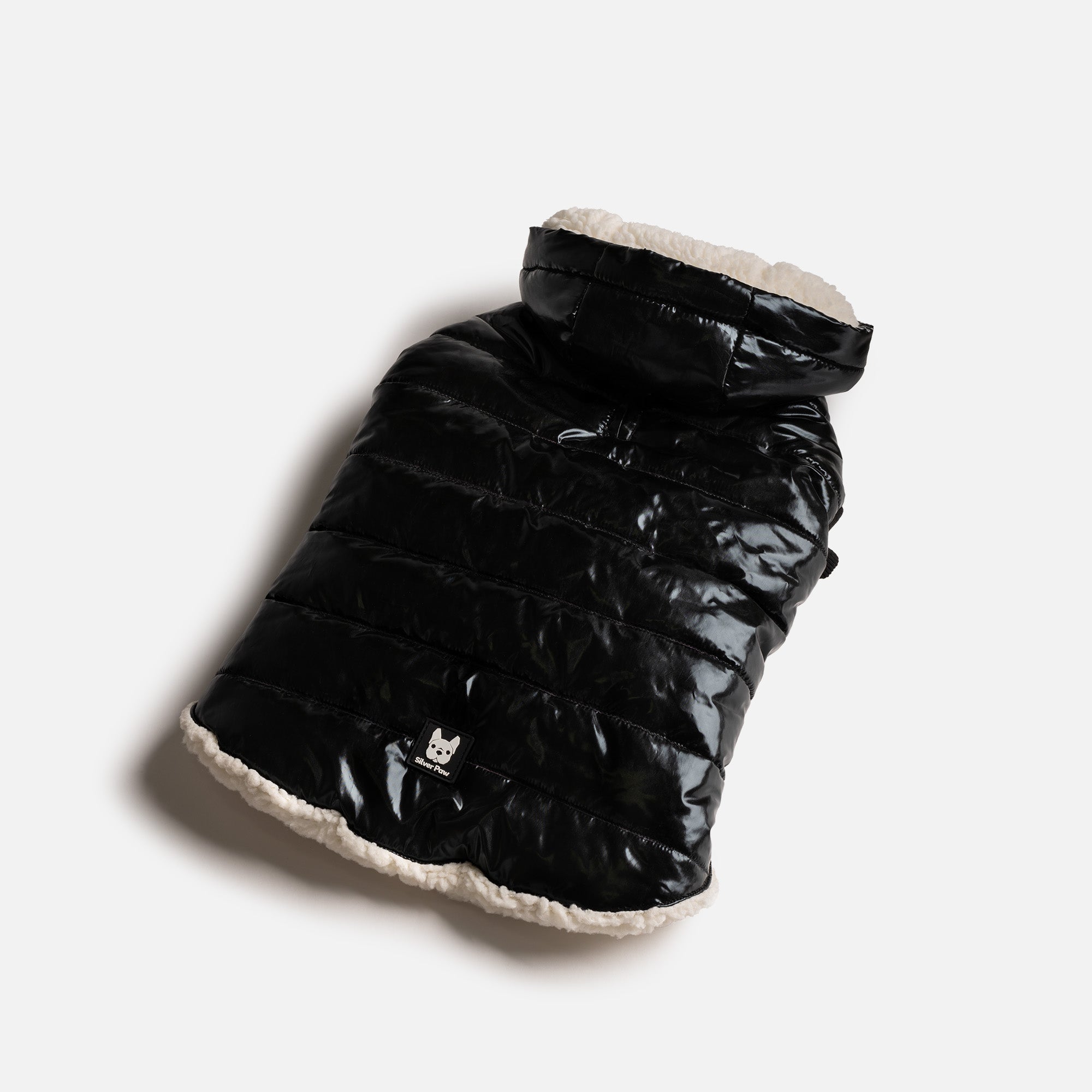 Emma Dog Jacket - Black - Silver Paw