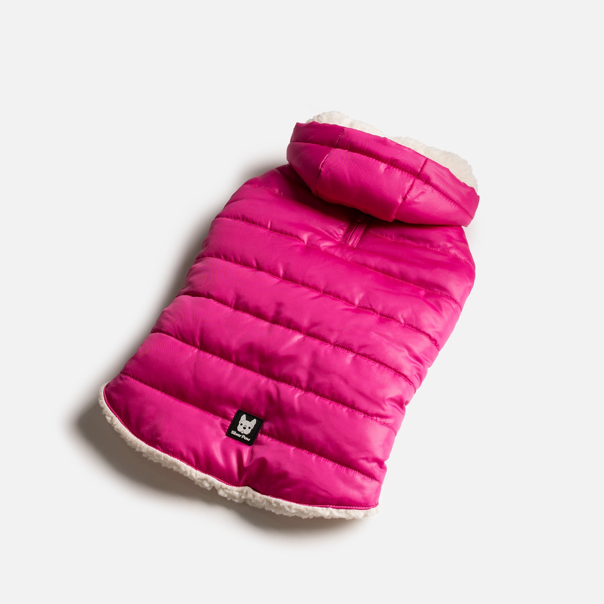 Emma Dog Jacket - Raspberry - Silver Paw
