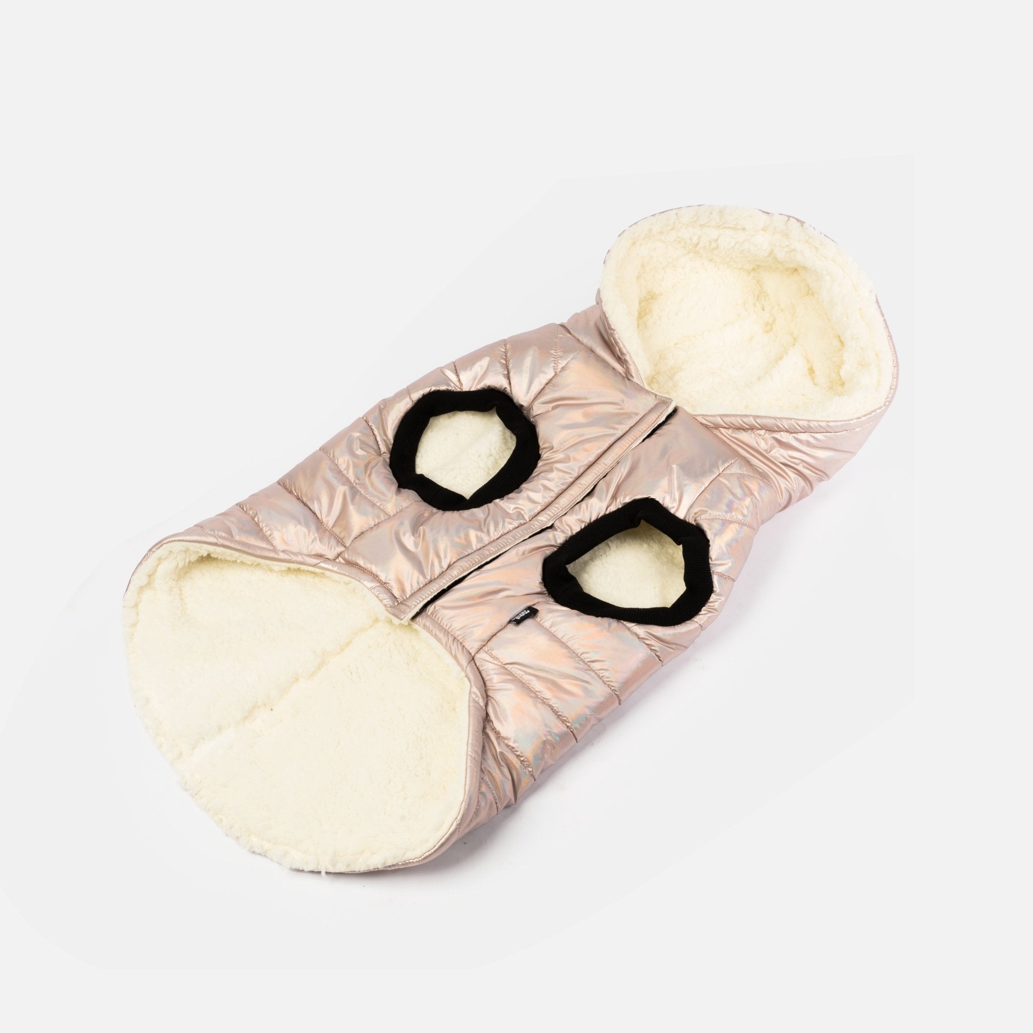 Emma Dog Jacket - Shiny Pink - Silver Paw