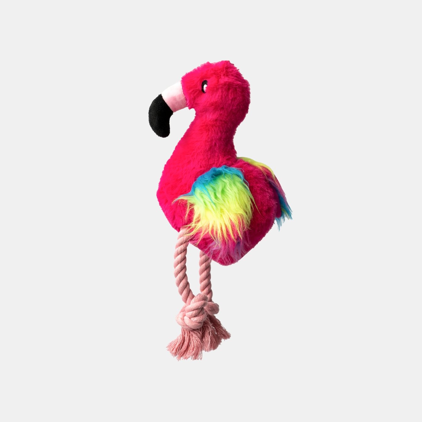 Flamingo Dog Toy - Silver Paw