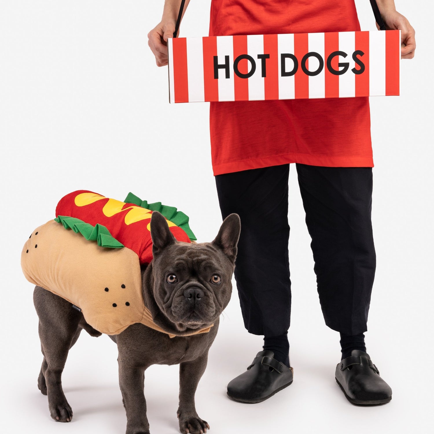 Hotdog Vendor - Matching Human Costume - Silver Paw