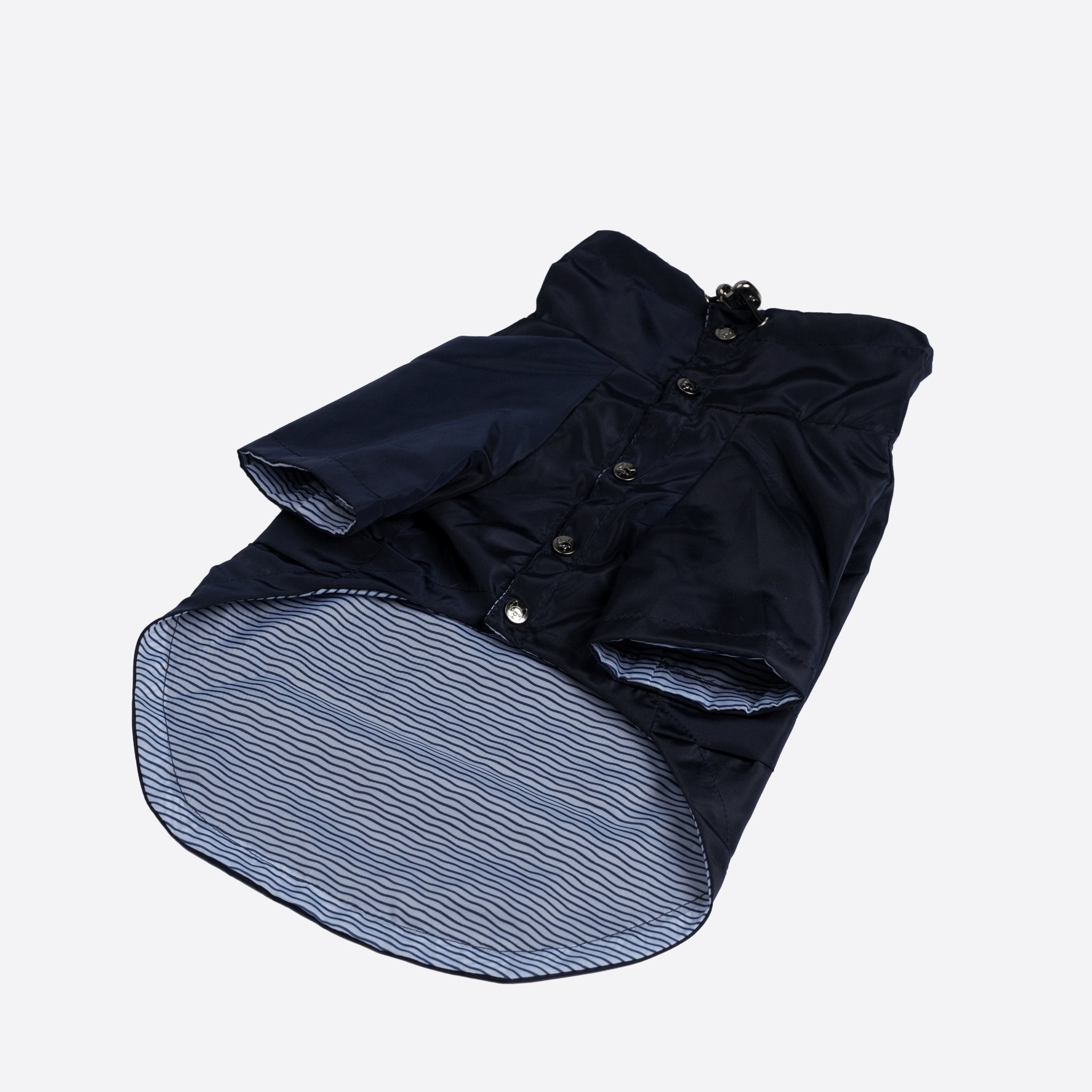 Jean-Paul Dog Raincoat - Silver Paw