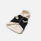 Justin - Denim Dog Jacket (Black) - Silver Paw