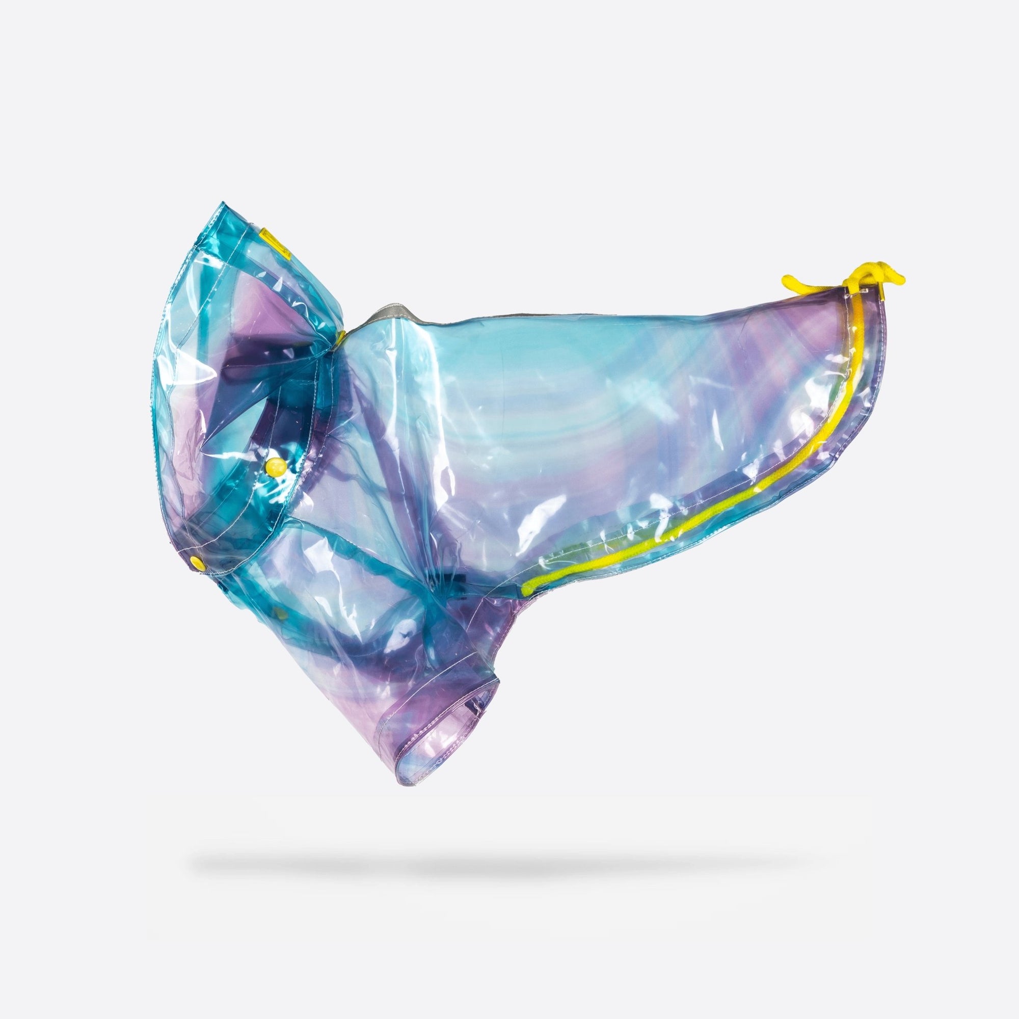 Kinney Dog Translusent Raincoat - Silver Paw