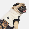 🔥 Loki Quilted Dog Jacket – Stylish Sherpa Coat with Leopard Pocket & Waste Bag Dispenser