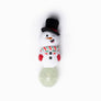 Long Plush Snowman with Spikey Rubber Ball Toy