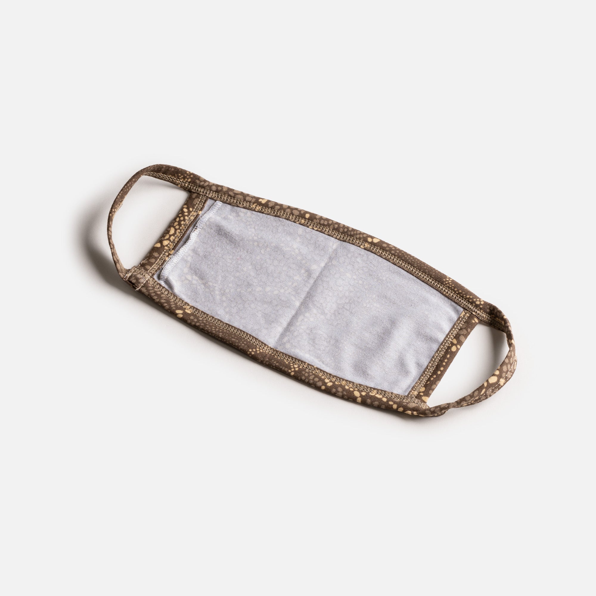 Matching Human & Dog Bandana & Face Mask Bundle - Snakeskin - Silver Paw