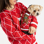 Matching Human & Dog  Ugly Xmas Sweater - Gingerbread