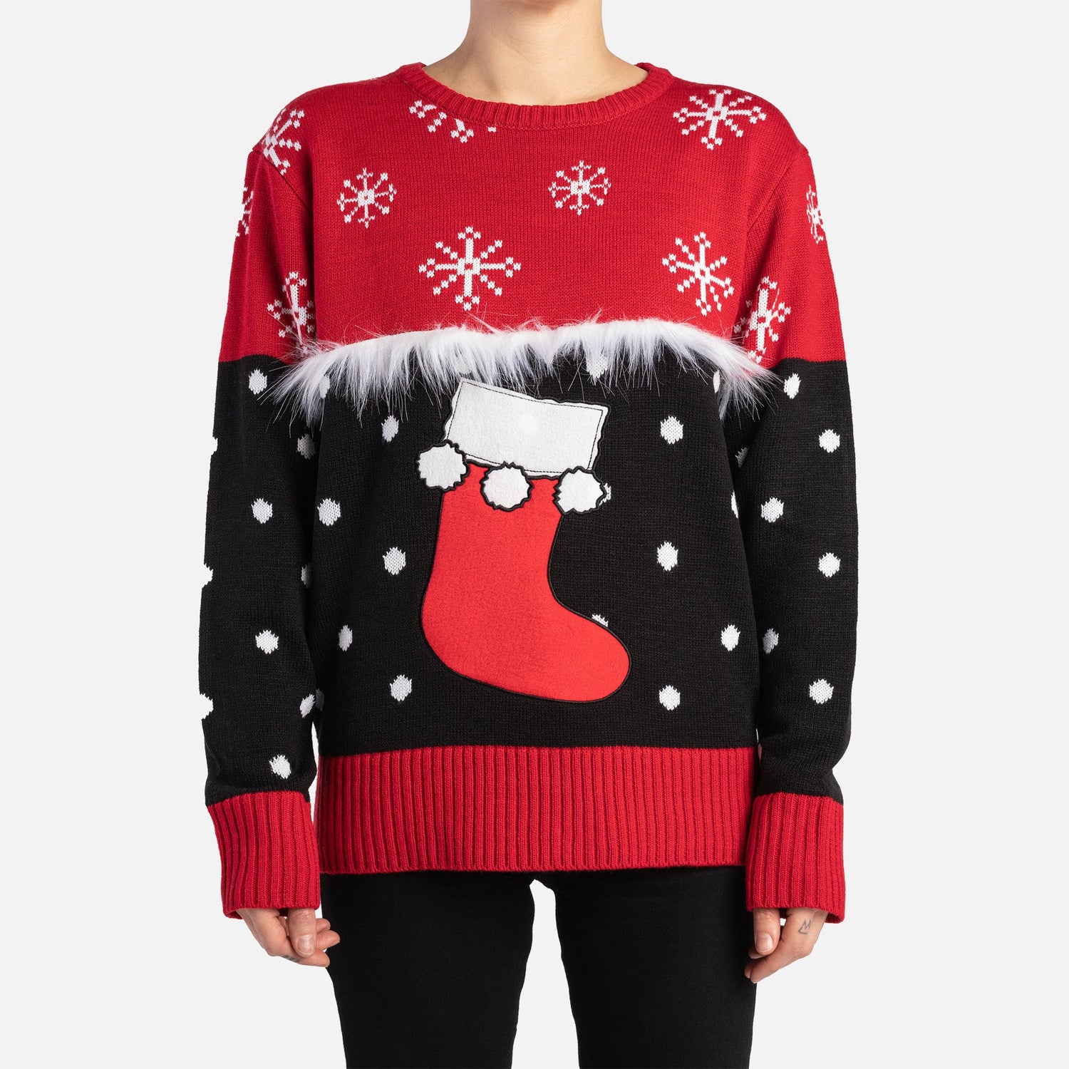 ๐ Matching Human Ugly Christmas Sweater โ Stocking Festive