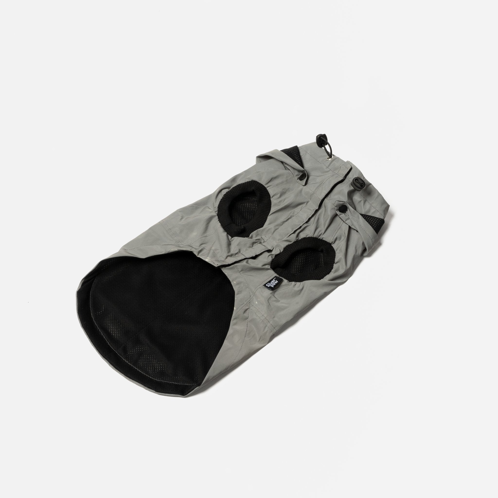 Max - Reflective Raincoat - Silver Paw