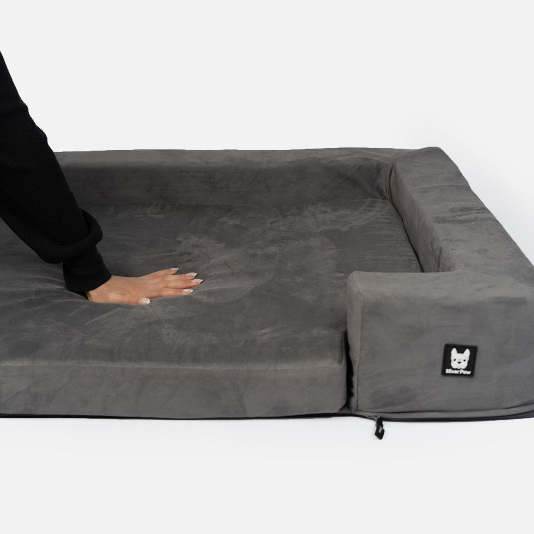 The New Milo Dog Bed Silver Paw the-new-milo-dog-bed-silver-paw