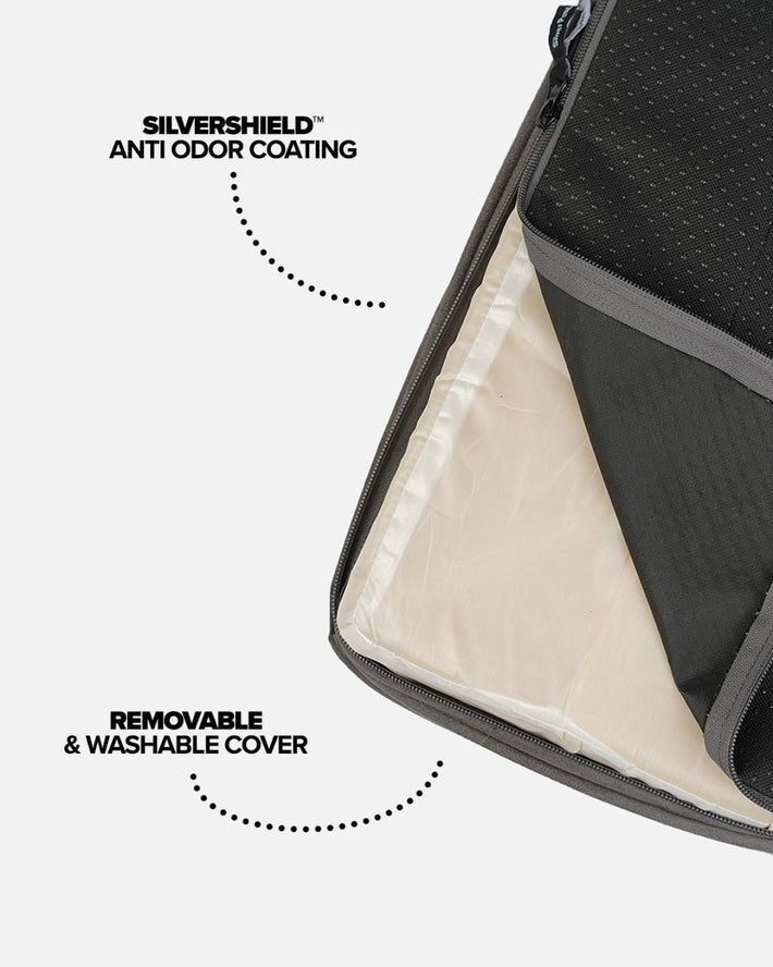 Milo Dog Bed Small - Silver Paw