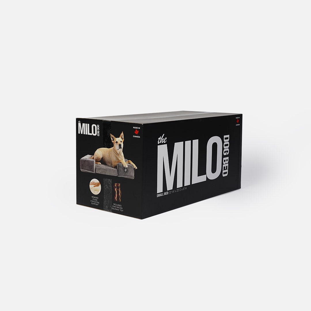 Milo Dog Bed Small - Silver Paw
