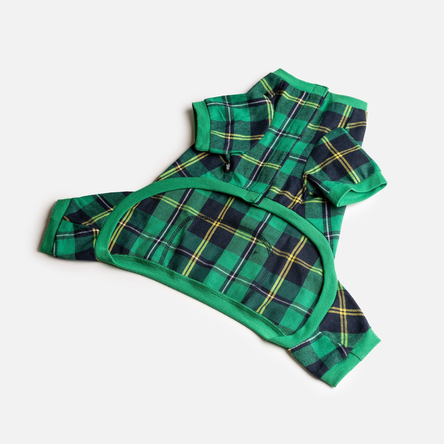 J.Crew Flannel pajama pant in print BB876 - XMas Dogs Green Multi