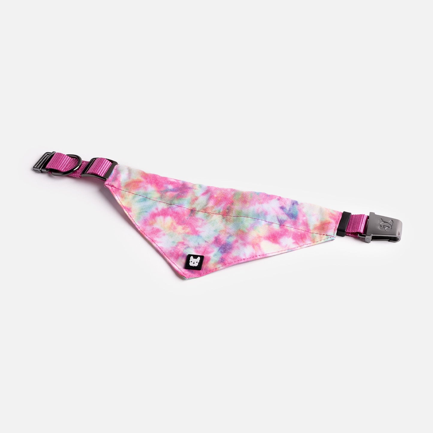 Poplin Dog Bandana Collar - Pink Tie Dye