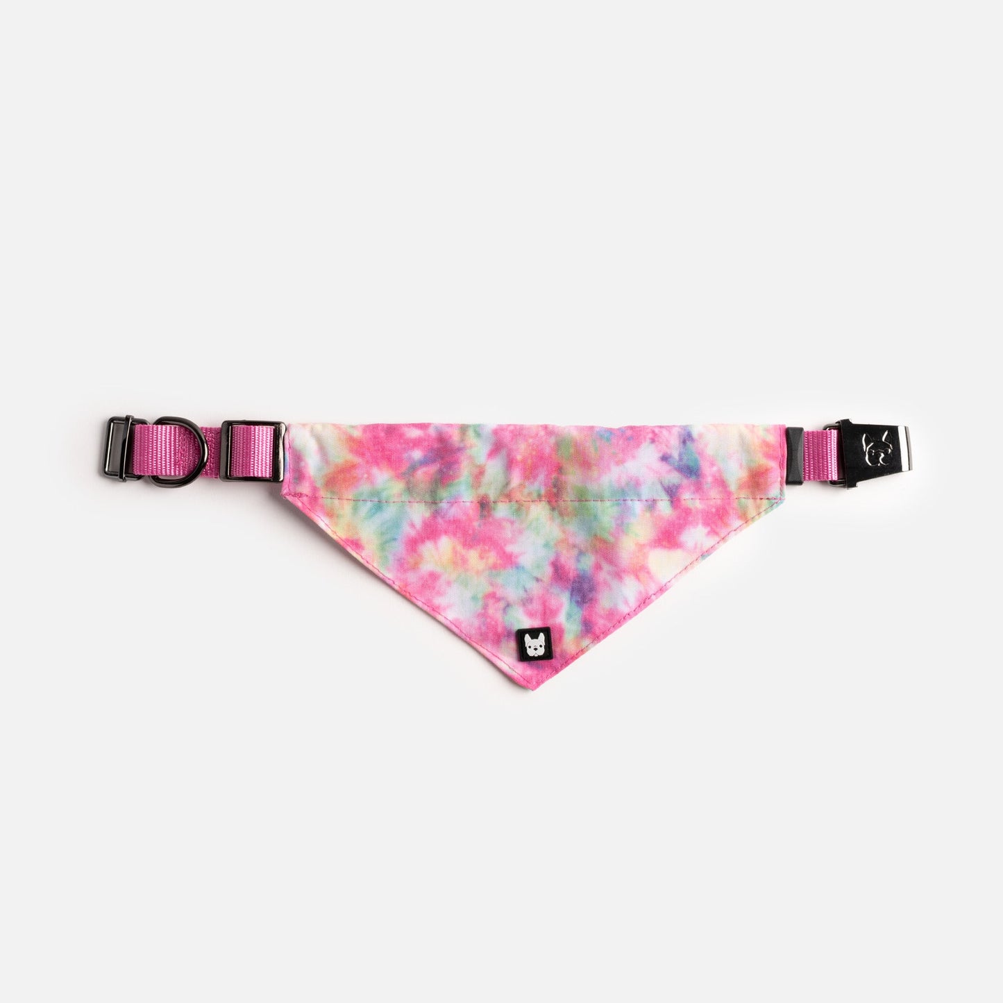 Poplin Dog Bandana Collar - Pink Tie Dye