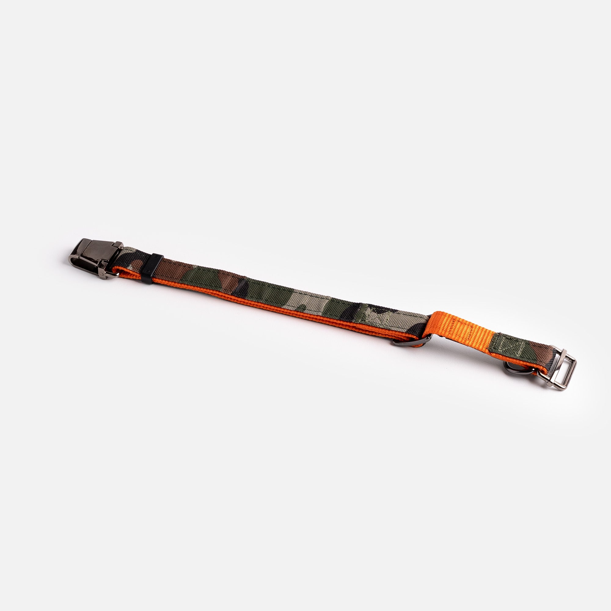 Camo Dog Collar  Durable Adjustable Collar with Patented Metal Buckle