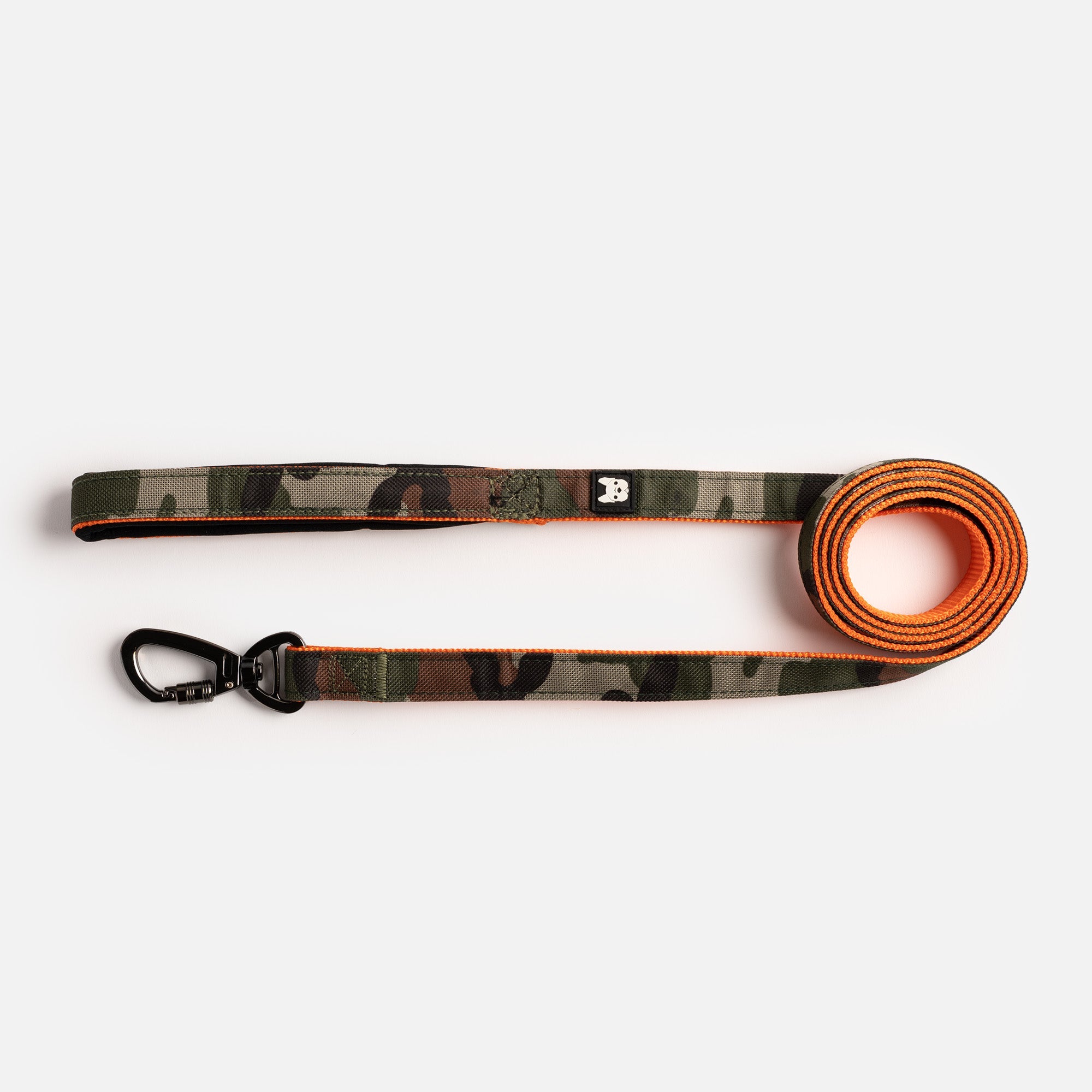Poplin Camo Dog Leash  Durable Leash with Padded Handle & Secure Locking Clasp