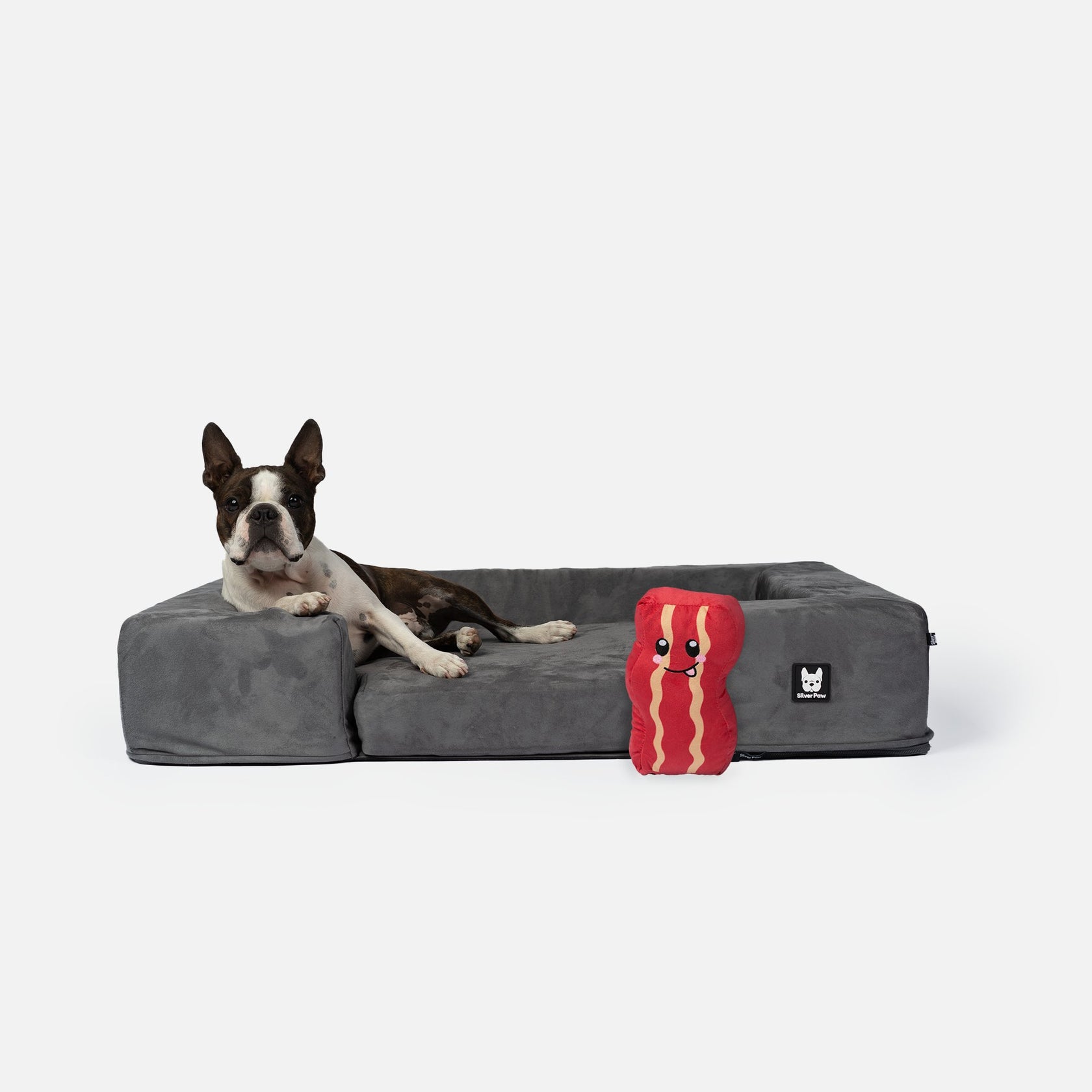 The New Milo Dog Bed Silver Paw