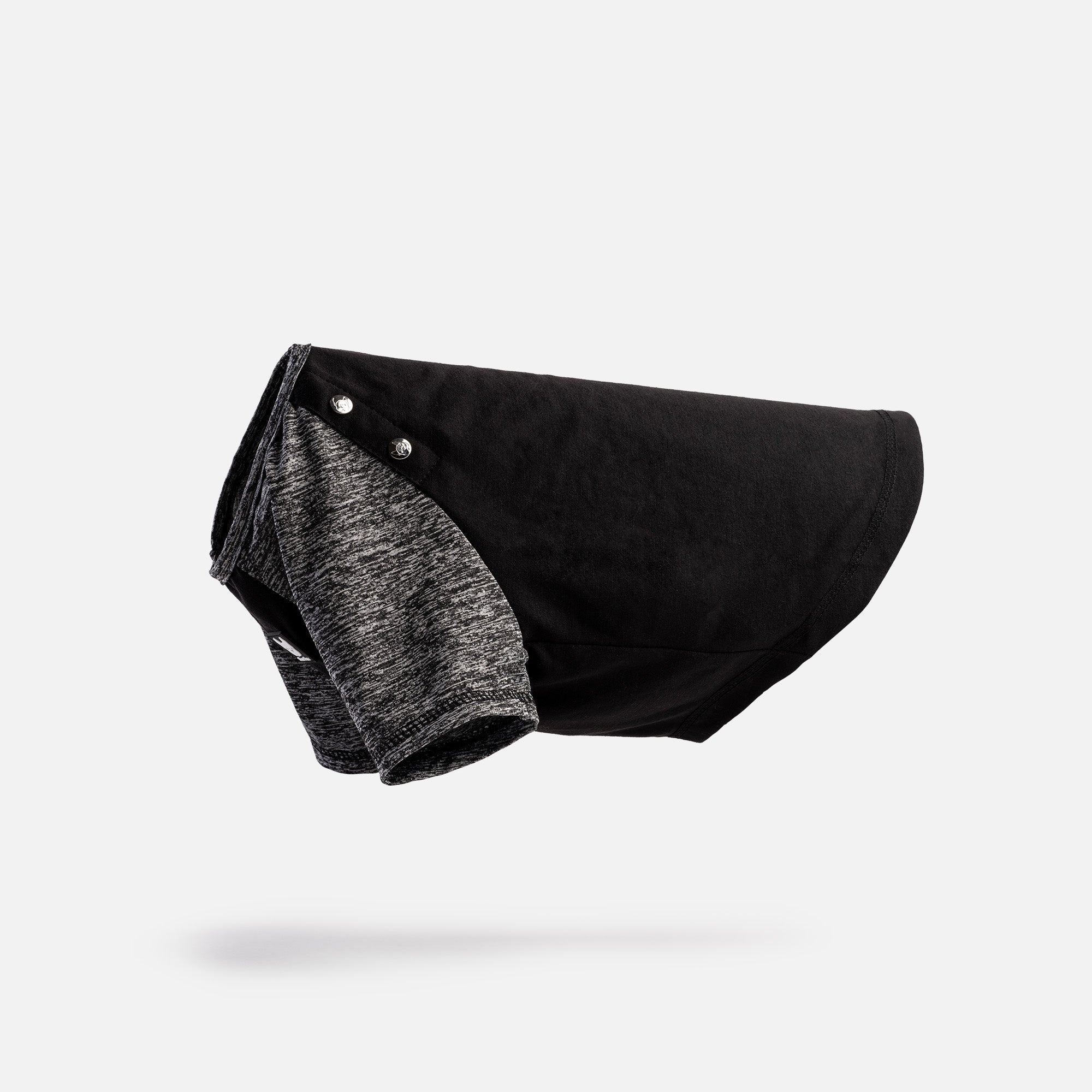 Urban Fit Dog Tee  Black Athletic T-Shirt with Pocket & Raglan Sleeves