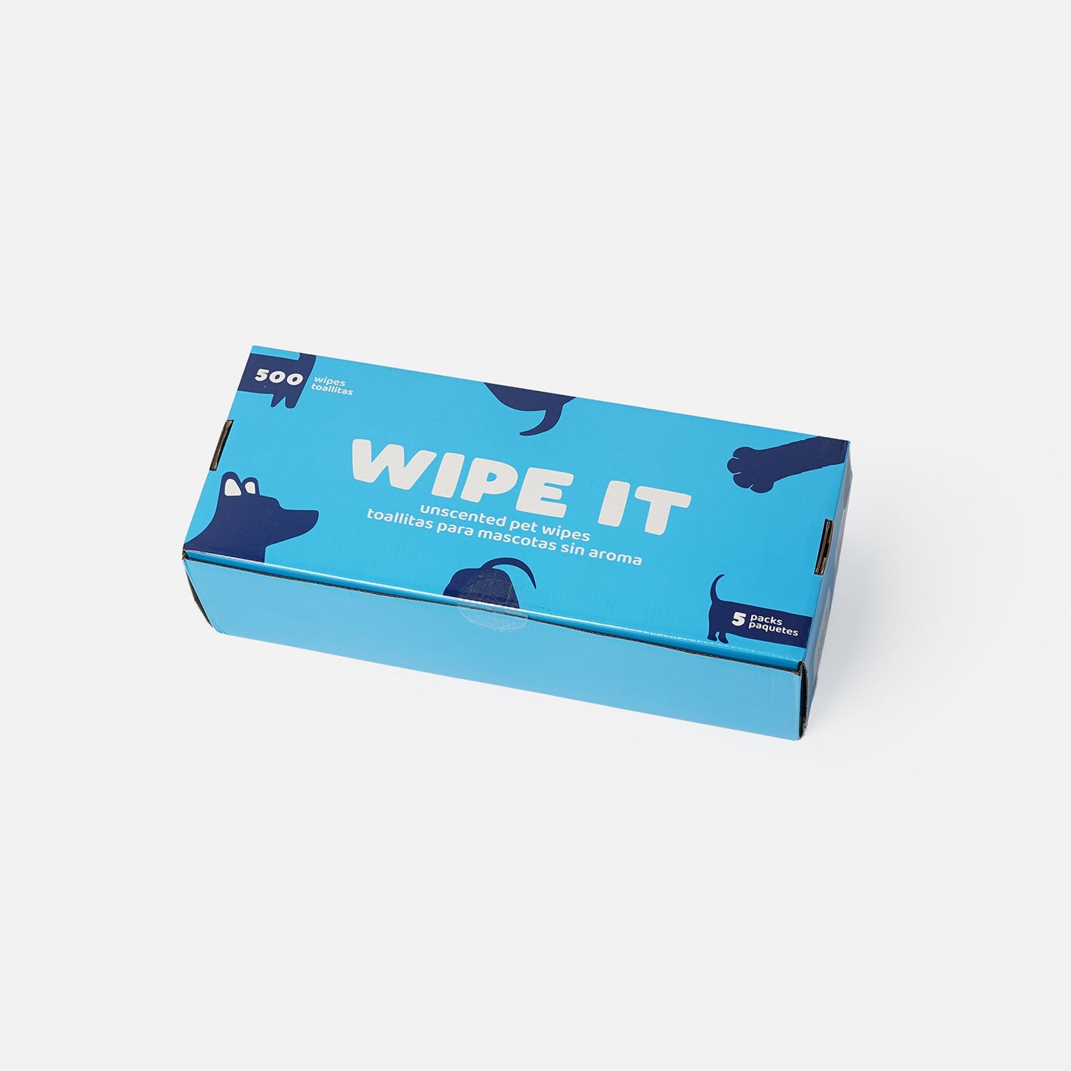 Wipe It 5 Pack Wipes (500 Wipes) - Silver Paw